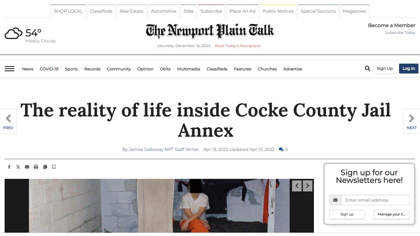 The reality of life inside Cocke County Jail Annex